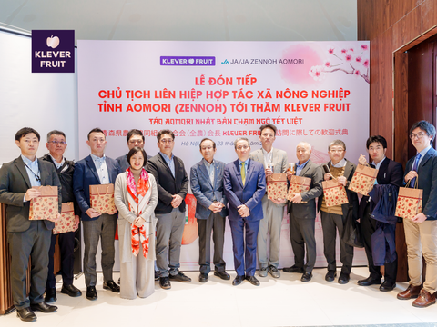 LỄ ĐÓN TIẾP CHỦ TỊCH ZENNOH AOMORI TỚI THĂM KLEVER FRUIT