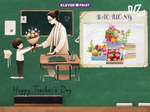 Quà tặng 20/11 ý nghĩa – Sắc xanh Tri Ân cùng Klever Fruit