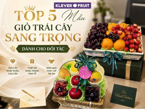 Top 5 Mẫu Giỏ Trái Cây Sang Trọng Dành Cho Đối Tác