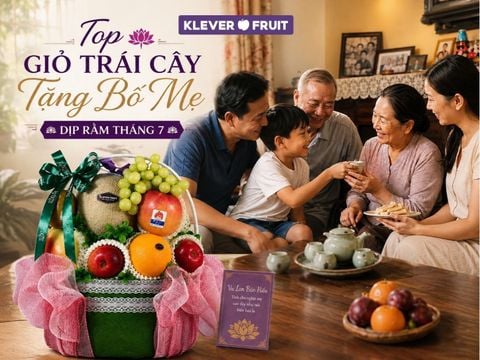 Top Giỏ Trái Cây Tặng Bố Mẹ Dịp Rằm Tháng 7