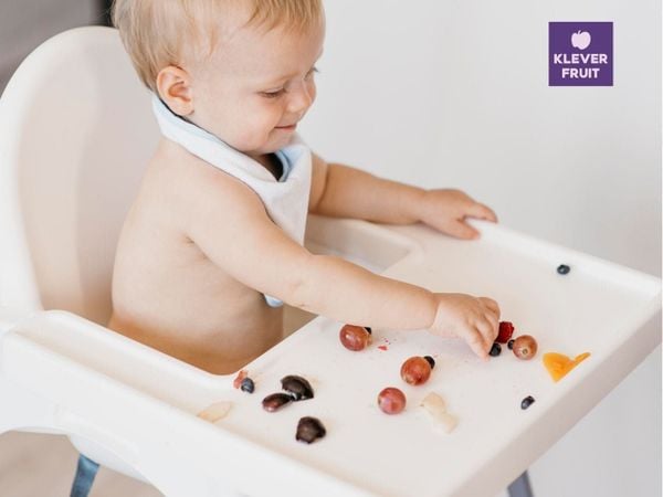 Cần lựa chọn trái cây đảm bảo nguồn gốc xuất xứ để yên tâm cho trẻ tập làm quen