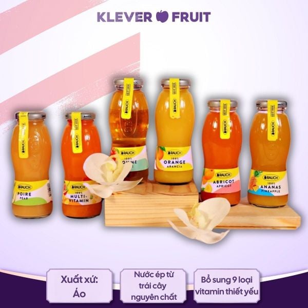 Combo 6 Chai Nước Ép Rauch của Klever Fruit