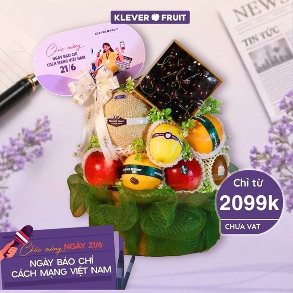 Giỏ Quà Ngày Báo Chí Việt Nam 21/6 - Vinh Danh