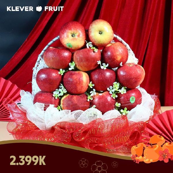 Giỏ Quà Tết Táo Juliet Organic Pháp