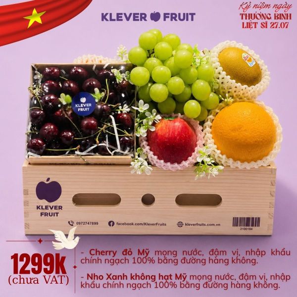 Hộp Quà Trái Cây Tri Ân 27/7 - Hy Sinh