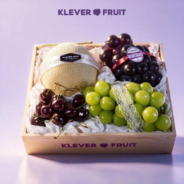 Hộp Quà Trung Thu 2026 - Nho Hàn Shine Muscat Mix Cherry Đỏ