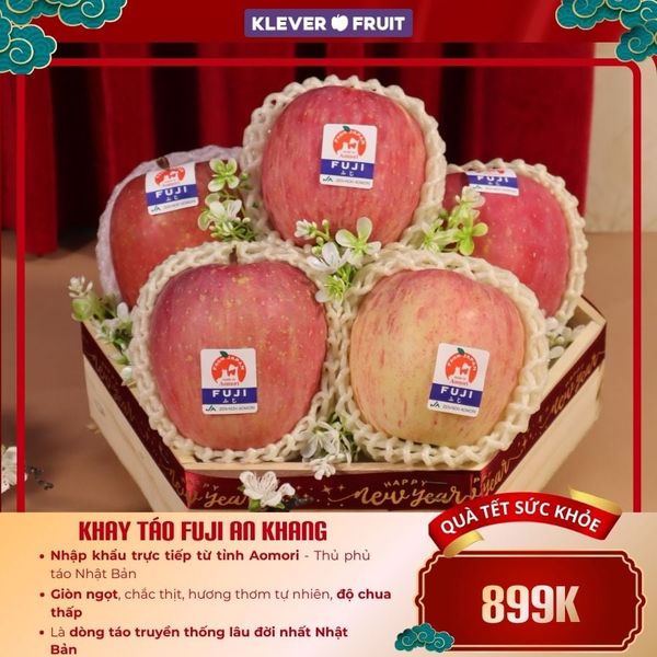 Hộp quà Táo Fuji Nhật Bản