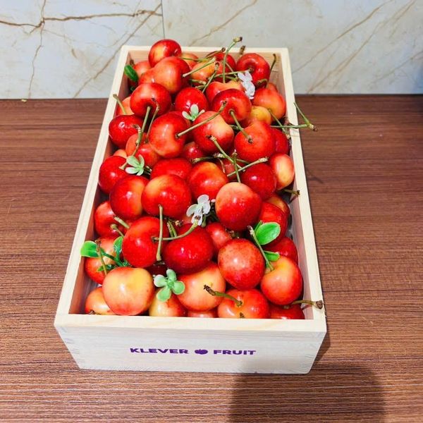 Hộp gỗ được thiết kế riêng cho những dòng trái cây nhập khẩu cao cấp như Cherry Mỹ