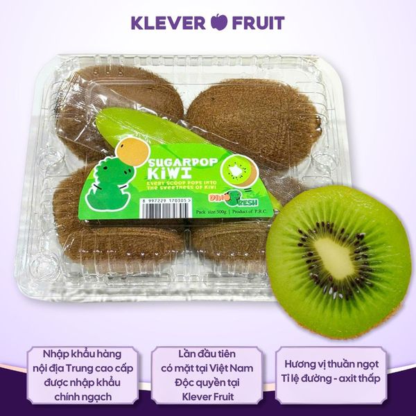 Kiwi Xanh Sugarpop – Kiwi Siêu Ngọt Độc Quyền Tại Klever Fruit