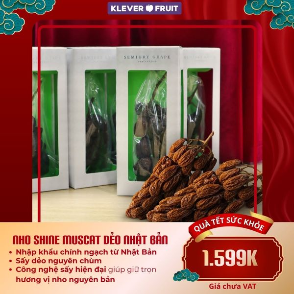 Nho Shine Muscat Dẻo Nhật Bản