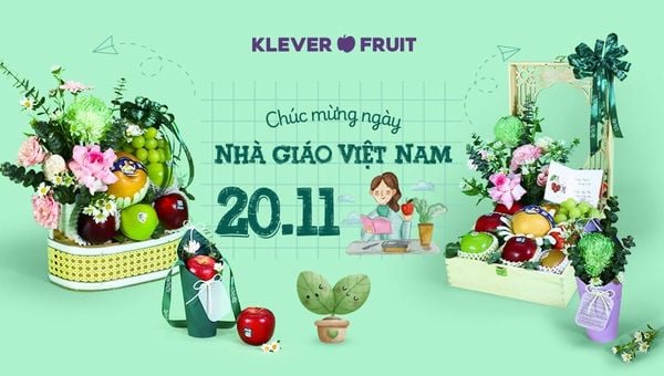 BST quà tặng 20/11 tại Klever Fruit