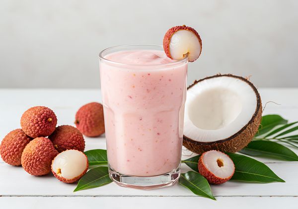 Sinh tố Vải Thiều giàu dinh dưỡng