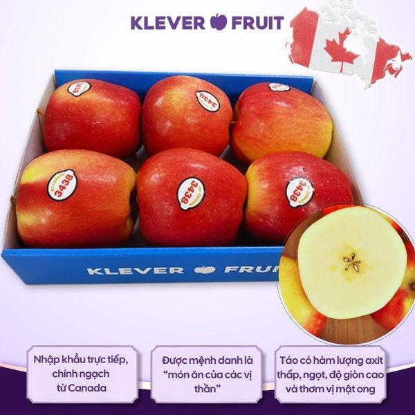 Vẻ Đẹp Quyến Rũ Và Hương Vị Đỉnh Cao Của Táo Canada