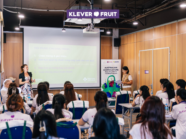 KLEVER FRUIT NÂNG CHUẨN CHUYÊN MÔN CÙNG CHUYÊN GIA NGÀNH TRÁI CÂY ÚC