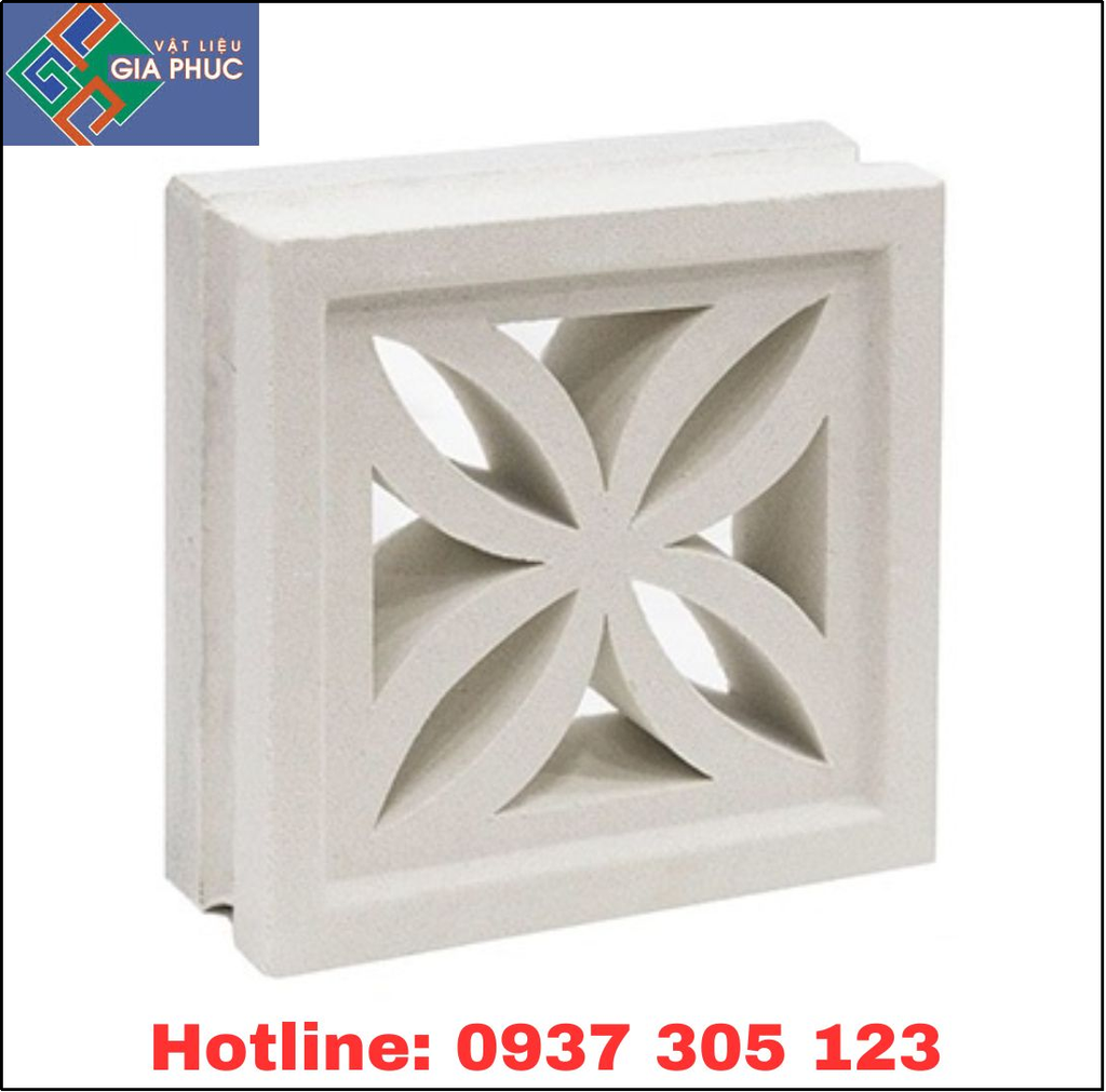 GẠCH BÔNG GIÓ T005 MÀU TRẮNG