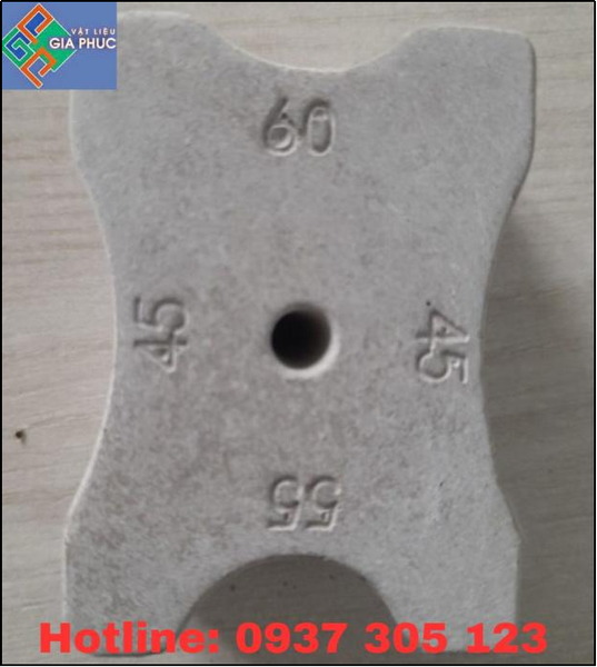 CON KÊ BÊ TÔNG DẦM, ĐÀ, CỘT VÁCH CỤC KÊ BÊ TÔNG ĐA NĂNG DN4 (45 – 55 – 60mm)
