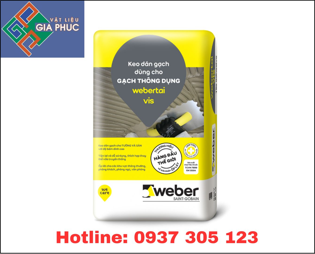 KEO DÁN GẠCH WEBER.TAI VIS (BAO 25KG)