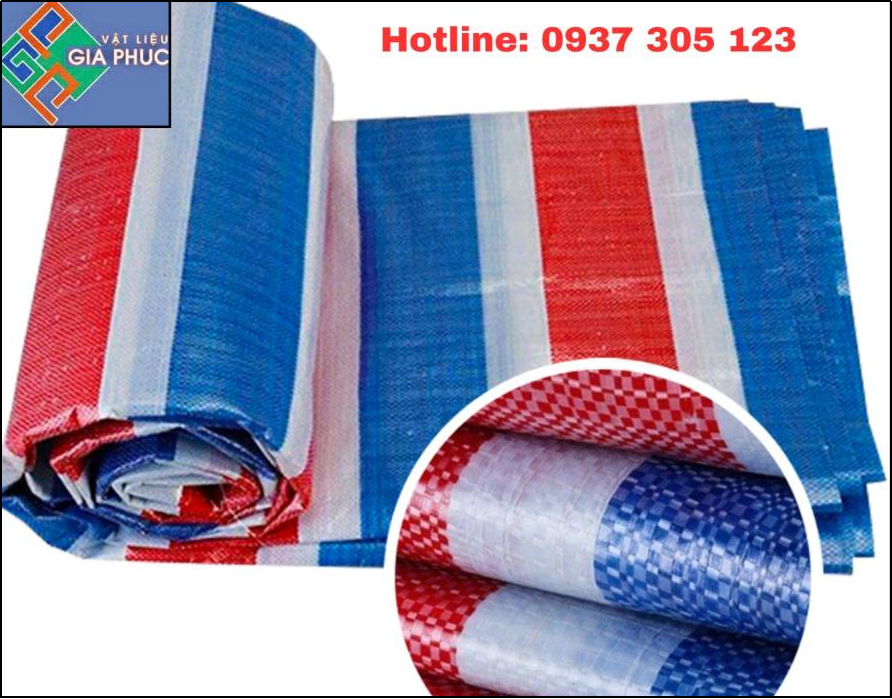 BẠT 3 SỌC MÀU KHỔ 3.8M*50M