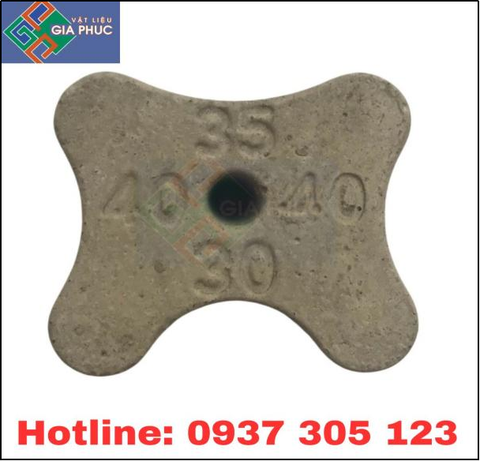 CON KÊ BÊ TÔNG DẦM, ĐÀ, CỘT VÁCH CỤC KÊ BÊ TÔNG ĐA NĂNG DN2 (30*35*40mm)