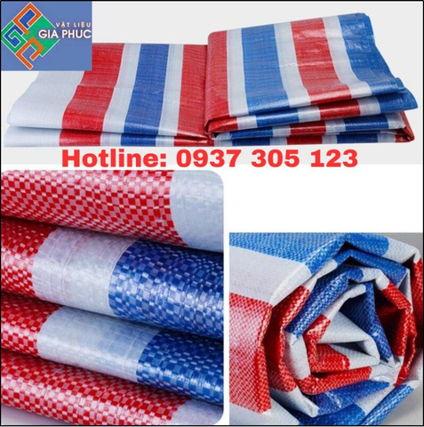 BẠT 3 SỌC CHỐNG THẤM / LÓT SÀN CÔNG TRÌNH KHỔ 3.8M X 50M