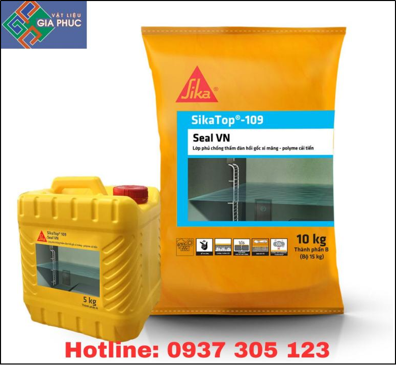 SIKATOP®-109 SEAL VN - VỮA CHỐNG THẤM ĐÀN HỒI (BỘ 15KG)