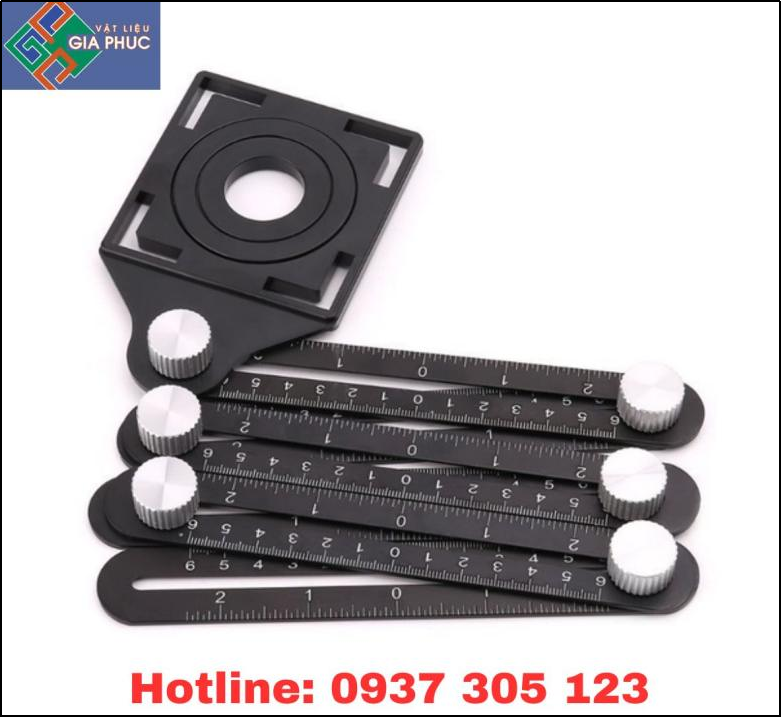 THƯỚC ĐO 6 GÓC GẤP LỖ ĐỊNH VỊ ĐA NĂNG
