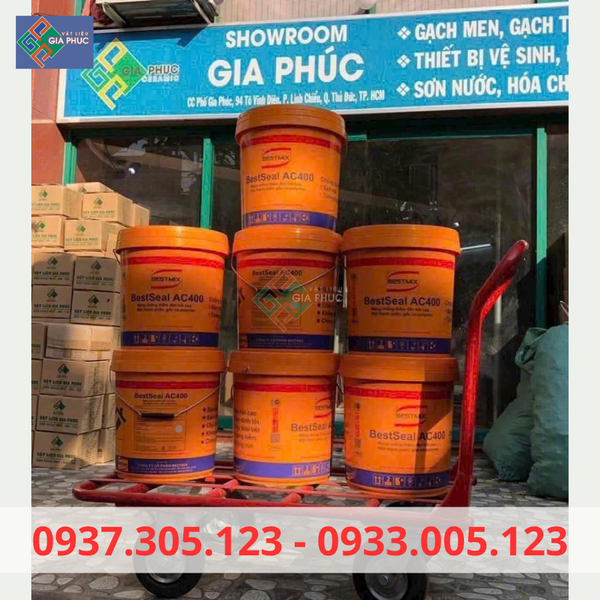 CHỐNG THẤM BESTMIX BESTSEAL AC400 - SƠN CHỐNG THẤM TƯỜNG NGOÀI TRỜI giá rẻ chất lượng cao hồ chí minh sân thượng ban công