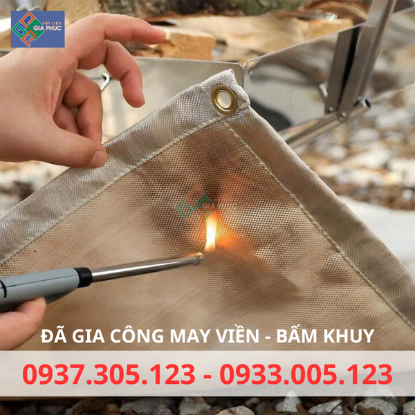 VẢI THỦY TINH CHỐNG CHÁY HT800 1M*50M*1MM - CHẤT LƯỢNG CAO GIÁ RẺ