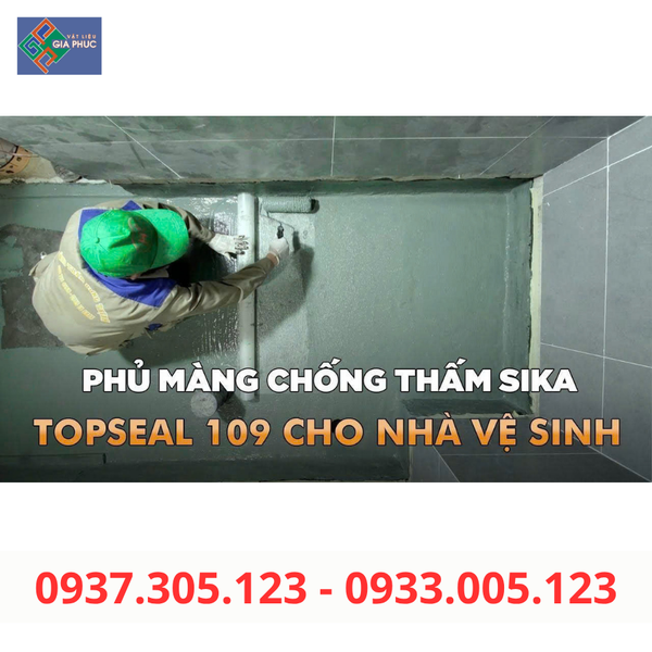 CHỐNG THẤM SIKA CHO SÀN NHÀ VỆ SINH