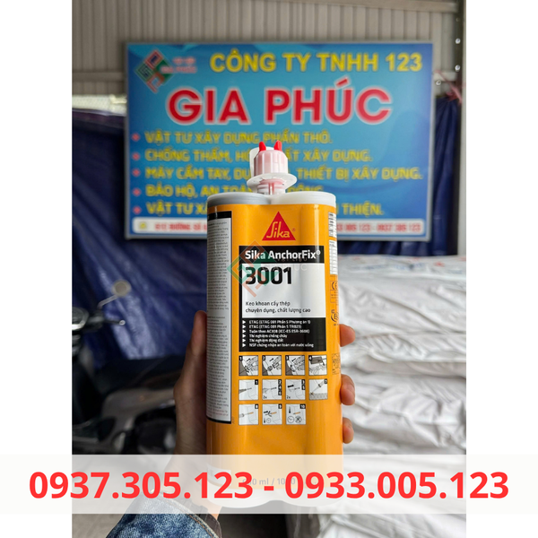 KEO CẤY THÉP SIKA ANCHORFIX 3001 CHẤT LƯỢNG CAO GIÁ RẺ MIỀN NAM
