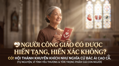 NGƯỜI CÔNG GIÁO CÓ ĐƯỢC HIẾN TẠNG, HIẾN XÁC SAU KHI QUA ĐỜI KHÔNG?