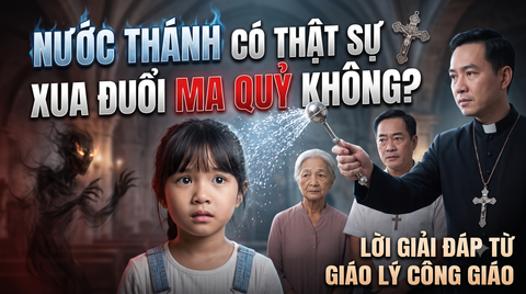 NƯỚC THÁNH CÓ THẬT SỰ XUA ĐUỔI MA QUỶ KHÔNG?