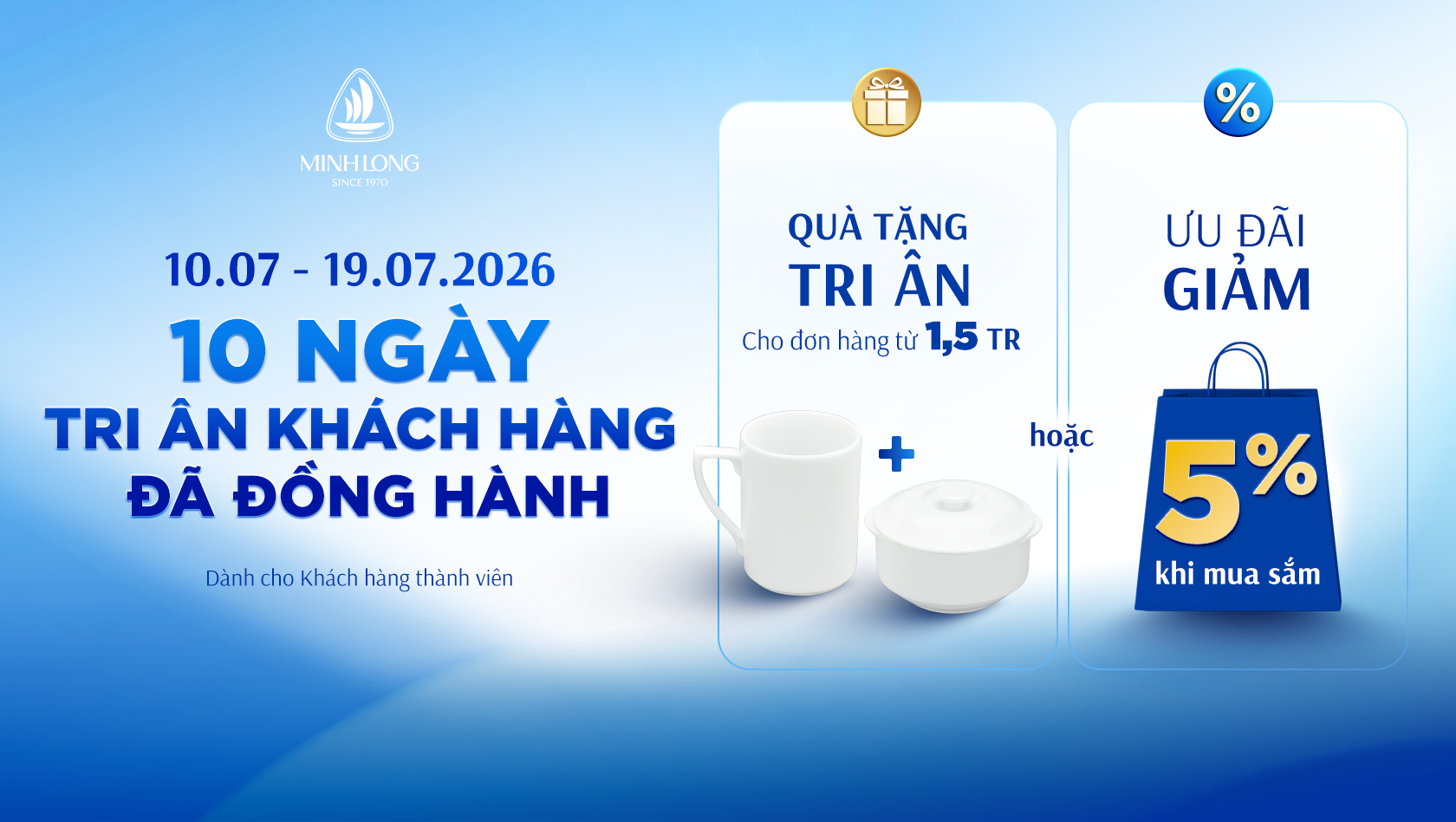 10 NGÀY CẢM ƠN - TRI ÂN KHÁCH HÀNG ĐÃ ĐỒNG HÀNH