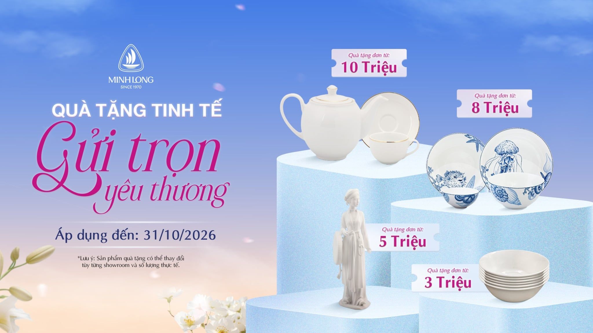 QUÀ TẶNG TINH TẾ, GỬI TRỌN YÊU THƯƠNG