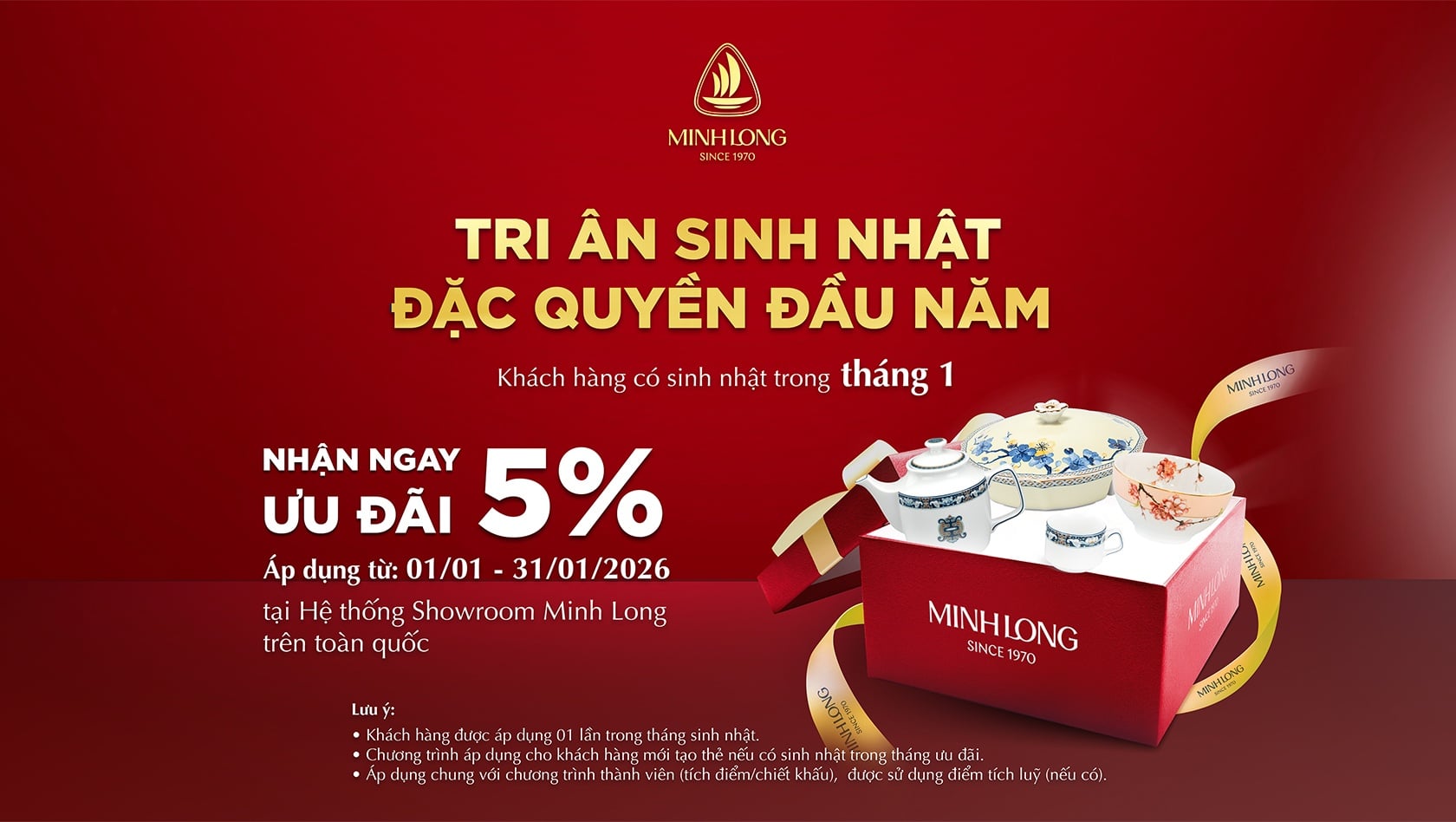 TRI ÂN SINH NHẬT - ĐẶC QUYỀN ĐẦU NĂM
