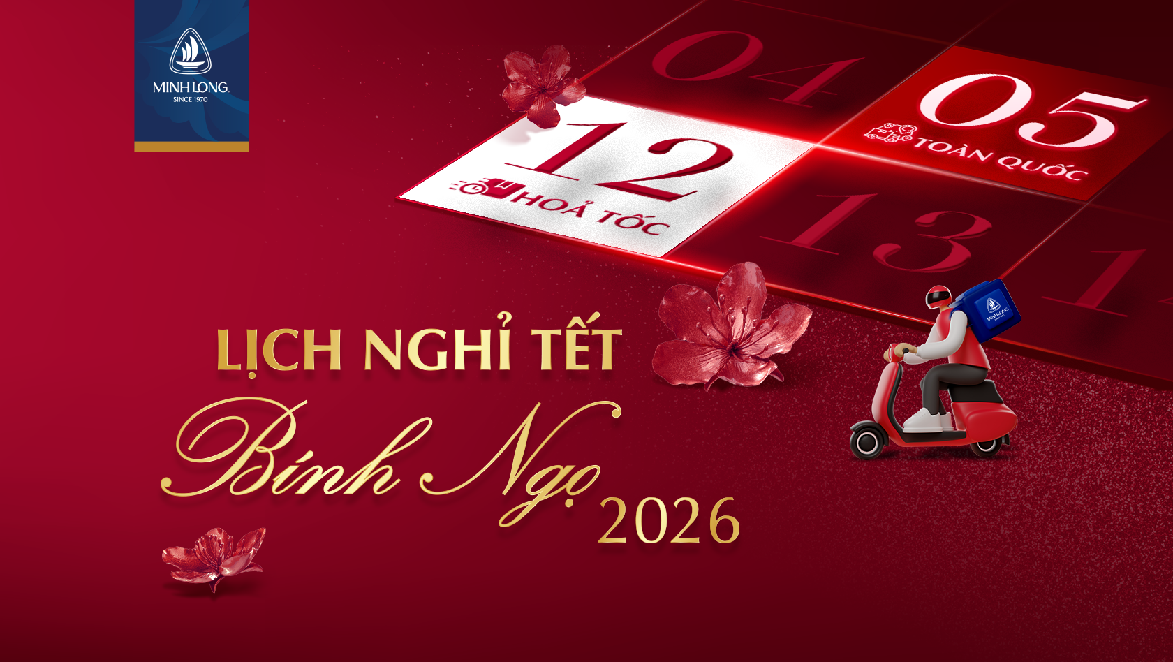 LỊCH NGHỈ TẾT NGUYÊN ĐÁN & THỜI GIAN NGƯNG NHẬN ĐƠN HÀNG