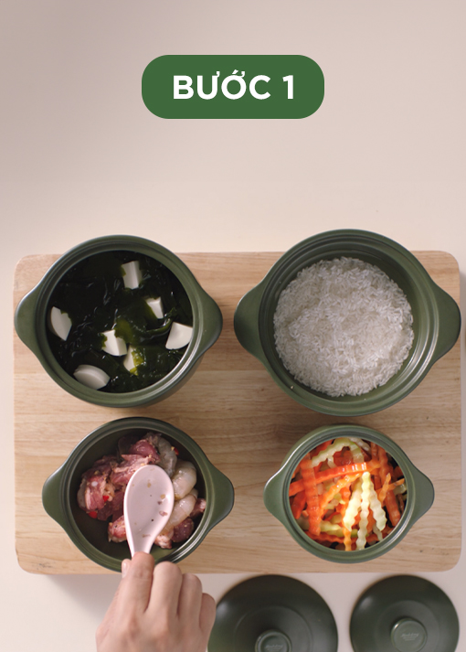 3 BƯỚC CHO BỮA CƠM TRỌN VẸN