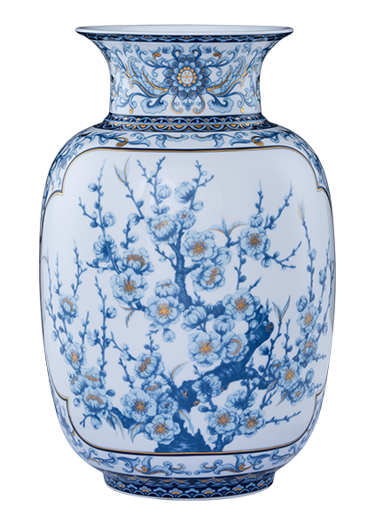 Bình gốm sứ Minh Long