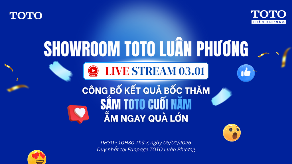 ✨ SẮM TOTO CUỐI NĂM - ẴM NGAY QUÀ LỚN