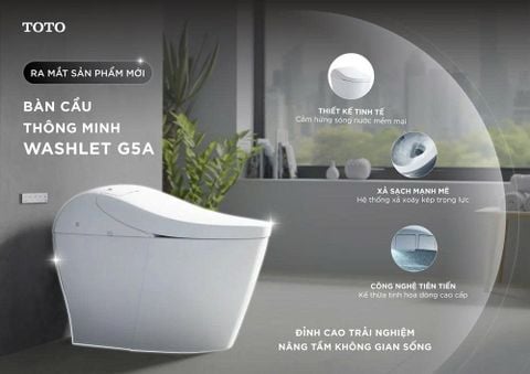 TOTO RA MẮT BÀN CẦU THÔNG MINH WASHLET G5A VÀ THẾ HỆ WASHLET® MỚI: NÂNG TẦM KHÔNG GIAN SỐNG