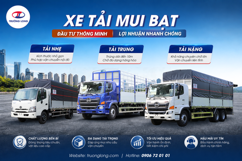 Đầu tư xe mui bạt - Đầu tư thông minh, lợi nhuận nhanh chóng