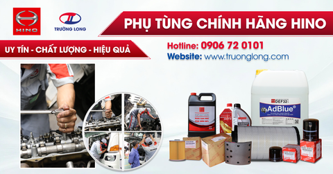 PHỤ TÙNG CHÍNH HÃNG HINO – GIẢI PHÁP VẬN HÀNH BỀN VỮNG