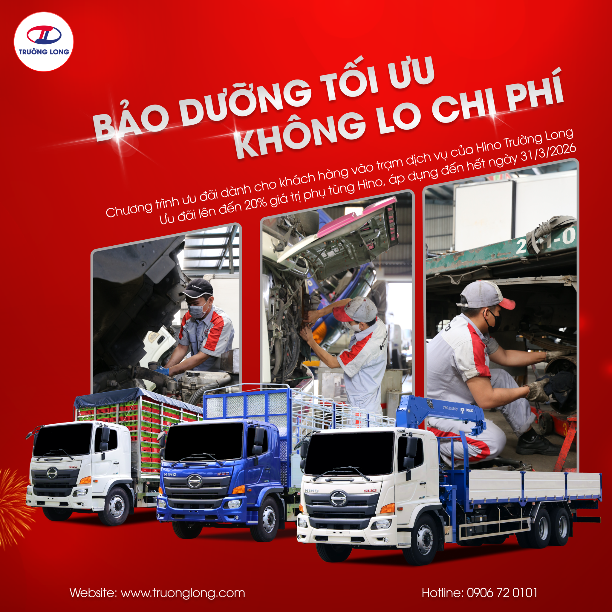 CHƯƠNG TRÌNH BẢO DƯỠNG TỐI ƯU KHÔNG LO CHI PHÍ