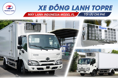 CẬN CẢNH HỆ THỐNG MÁY LẠNH MODEL FL TRÊN XE ĐÔNG LẠNH TOPRE