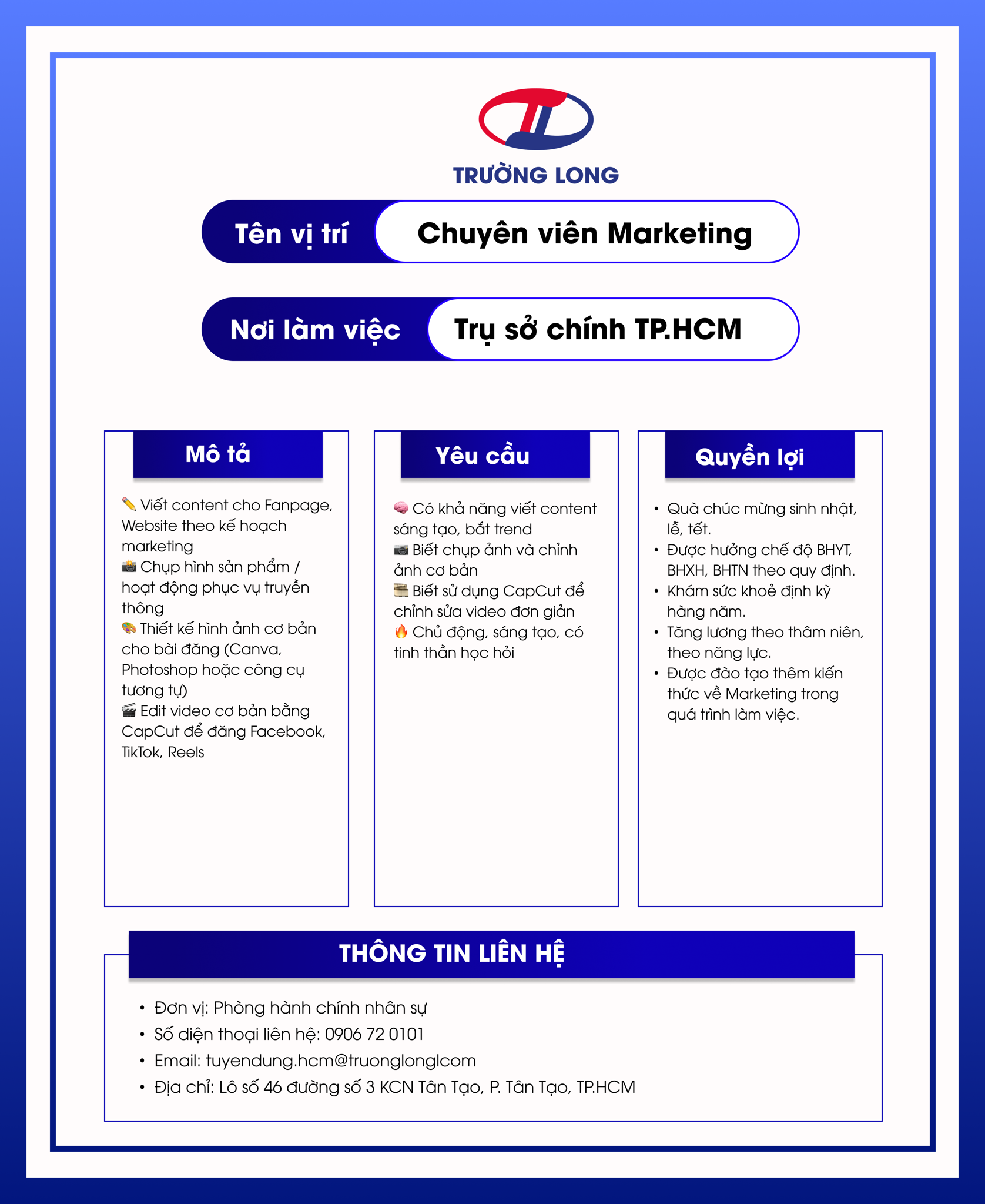 Chuyên viên Marketing