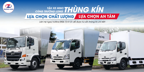ĐẦU TƯ XE TẢI HINO THÙNG KÍN - ĐẦU TƯ HIỆU QUẢ DÀI LÂU