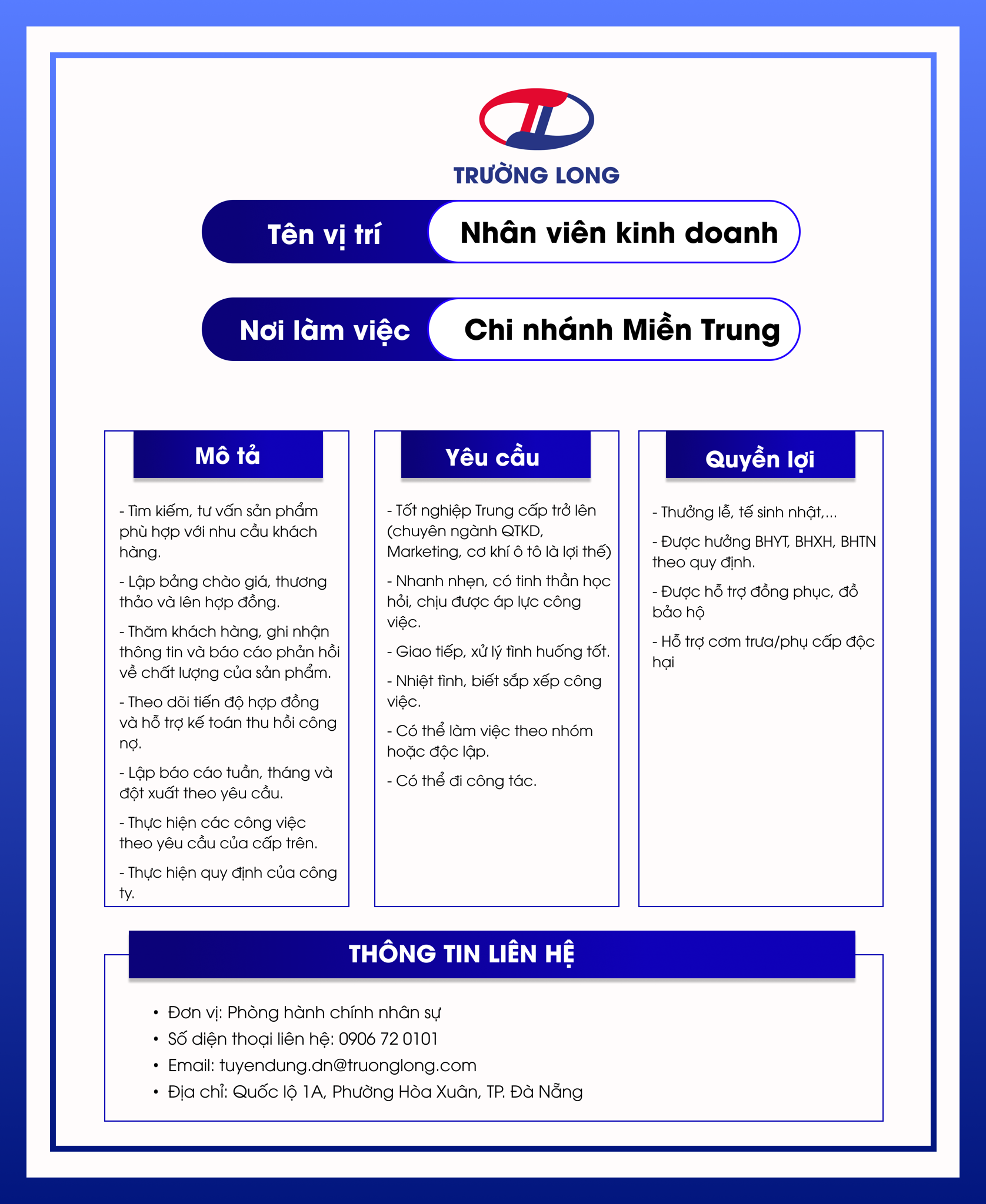 Nhân viên kinh doanh