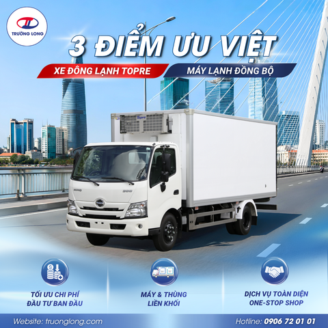 3 Điểm ưu việt của xe đông lạnh Topre máy lạnh model FL