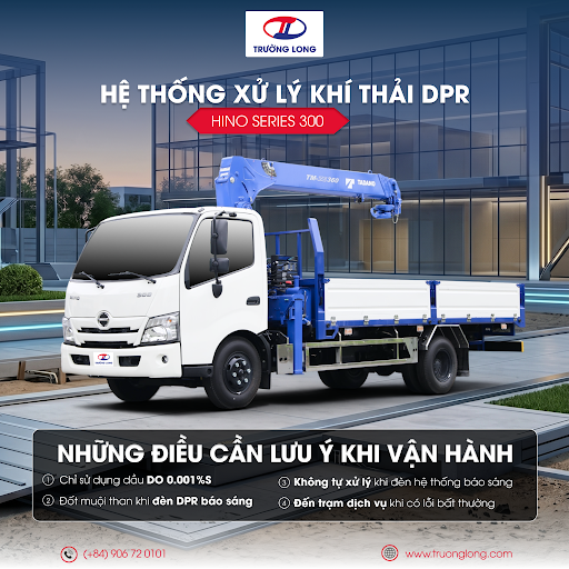 LƯU Ý KHI VẬN HÀNH XE HINO 300 SERIES DÒNG EURO 5