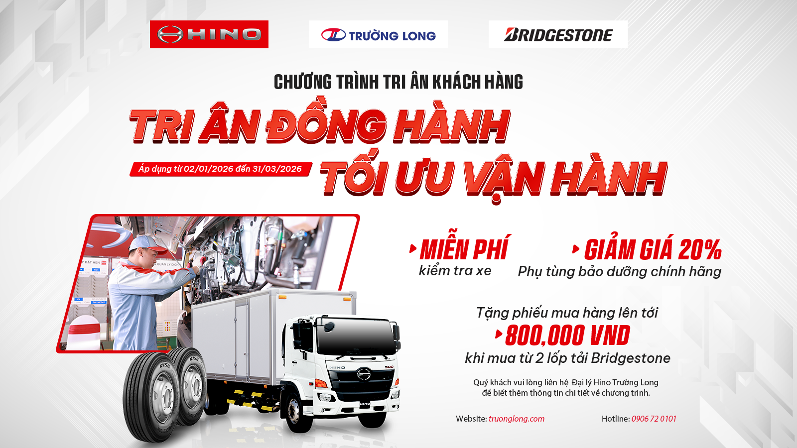 CHƯƠNG TRÌNH TRI ÂN KHÁCH HÀNG 2026 – ƯU ĐÃI LỚN, QUYỀN LỢI VƯỢT TRỘI